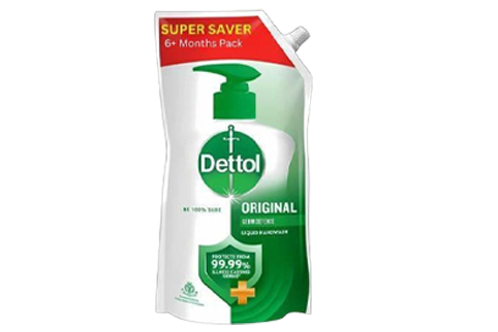 Dettol original Grem Defence Liquid Handwash | Supar Sarvar 6+ Months Pack . Dettol Oriack. 650ml