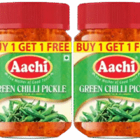 Aachi Green Chilli Pickle 200g (Buy 1 Get 1)