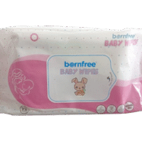 Bornfree Baby Wipes 72 Wipes