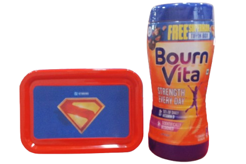Bourn Vita 500g + Free SuperMan Tiffin Box