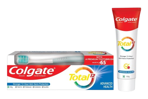 Colgate Advanced Health FluorideToothpaste 150g+Toothbrush