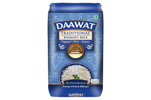 Daawat Traditional Basmati Rice 1kg