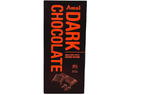 Amul Dark Chocolate 55% Rich in Cocoa 125g