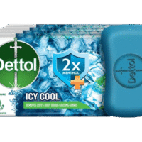 Dettol Icy Cool Bathing Soap Bar (100gx4=400gm)
