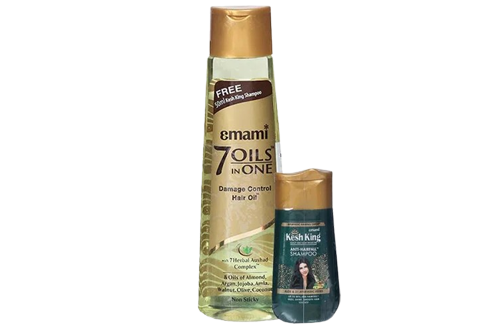 Emami 7 Oils in One + Kesh King