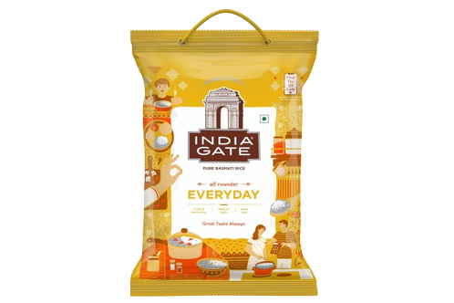India Gate Pure Basmati Rice Everyday Great Taste Always 5kg