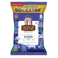 India Gate Pure Basmati Rice Flavourful & Fine Super 1.5kg