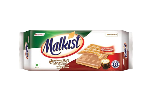 Malkist Cappuccino Flavoured Crunchy Layered Cracker Biscuits 144g