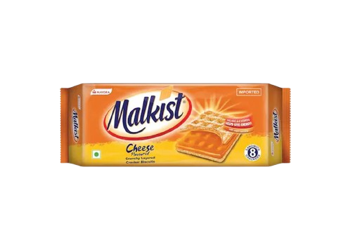 Malkist Cheese Flavoured Crunchy Layered Cracker Biscuits 144g