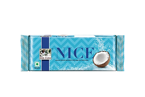 Bisk Farm NICE Coconut Biscuits Sprinkled with sugar for extra taste 150g