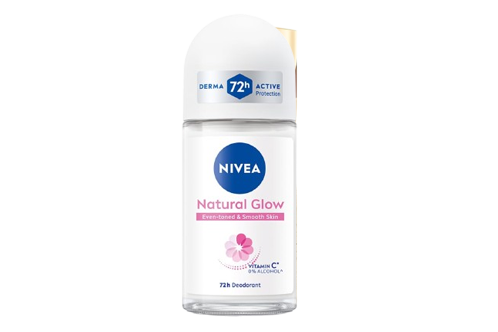 NiveaNatural Glow Deodorant Roll On 25ml