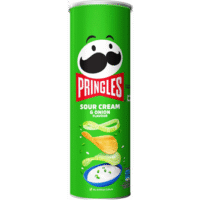 Pringles Sour Cream and Onion Flavour Chips  (107 g)