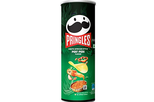 Pringles South African Style Peri Peri Potato Crisps Chips (102g)
