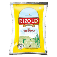Rizolo India's Premium Rice Bran Oil 1L Pouch