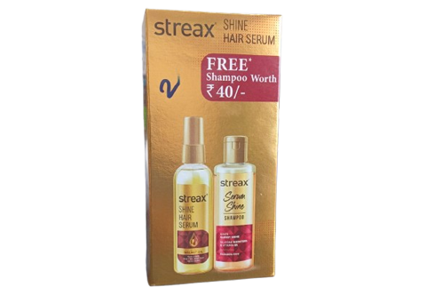 STREAX SHINE HAIR SERUM FREE SHAMPPOO