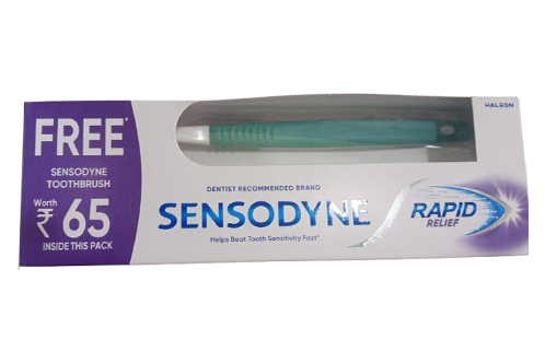 Sensodyne Rapid Relife 150g+Toothbrush