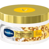 Vaseline Deep Moisture Silky Body Creme, 180 g. With Cera-Boost Technology for Silky Smooth Skin