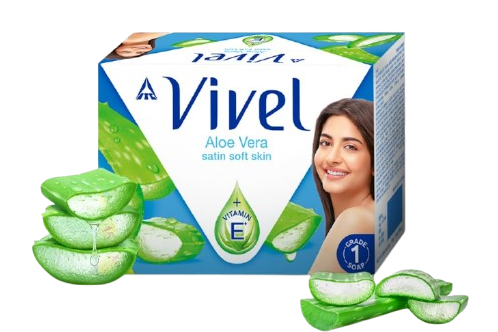 Vivel Aloe Vera Satin Soft Skin Soap 47g