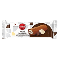 Winkies Mini Swiss Roll | Choco Cake Rolled With White Choco Vanilla Cream 25g