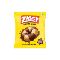 Ziggy Donut Cake - Choco Vanilla Cake - Choco Filled 47g
