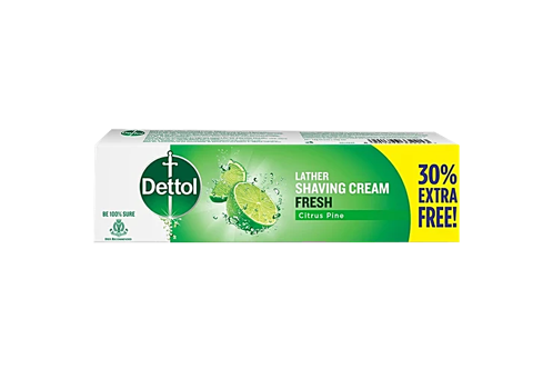 Dettol Lather Shaving Cream Fresh Citrus Pine