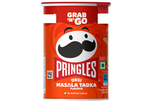 Pringles Kellogg's Potato Chips Desi Masala Tadka Flavour, Chips (40 g)
